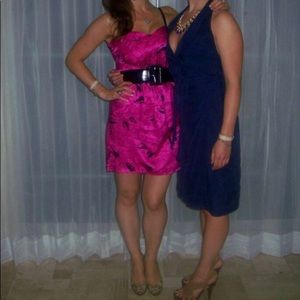 Yumi Kim Pink Feather Silk Dress Size S